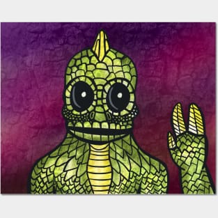 Sleestak Land of the Lost Posters and Art